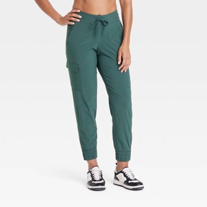 Women's Active Light Mid-Rise Cargo Joggers - All In Motion™ - 1 of 4