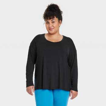 Women's Everyday Soft Long Sleeve Top - All In Motion™ Red 3x : Target