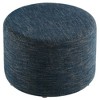 Modway Callum Large 23 in. Round Woven Heathered Fabric Upholstered Ottoman - 2 of 4