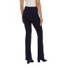 ZayWay Women's Stretch Bootcut Dress Pants with Pockets - Wear to Work - Ponte Treggings - 3 of 4
