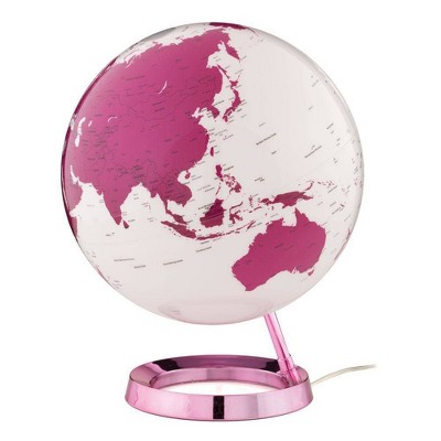 Light & Color Illuminated Designer Globe Hot Pink - Waypoint Geographic