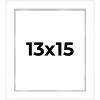 PosterPalooza | Modern Shadow Box 1" Depth White Picture Frame - UV Acrylic, Backing, Hanging Hardware - 2 of 4
