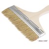Unique Bargains Bristle Wall Treatment Tool Paint Brush with Wood Handle 2 Pcs - 3 of 4