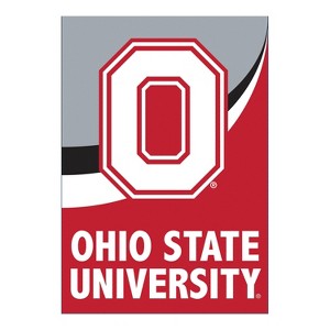 NCAA Ohio State University Garden Flag 12x18 Double Sided, Officially Licensed Sports Flags For Outside, Indoor and Outdoor College Students & Alumni - 1 of 1