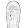 SPI Home Art Glass White Jellyfish Figurine – 12" Glow-in-the-Dark Ocean Decor, Handcrafted Glass Sculpture - 3 of 3