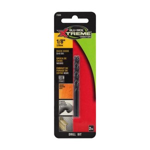 Blu-Mol Xtreme 1/8 in. High Speed Steel Drill Bit 1 pk - 1 of 2