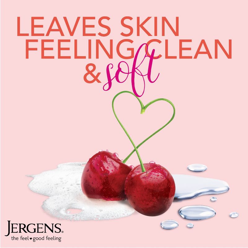 Jergens Extra Moisturizing Hand Wash Soap - Cherry Almond Scent - 8.3 fl oz, 5 of 10