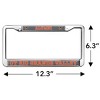 Texas Rio Grande Valley Alumni Logo Full Size Standard License Plate Metal Frame - 4 of 4