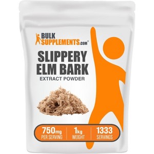 BulkSupplements Slippery Elm Bark Extract Powder - 1 of 4