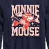 Boys' - Disney - Minnie Arms Up Graphic Long Sleeve Fleece Sweatshirt - 2 of 4