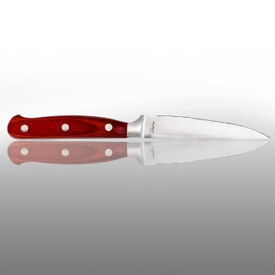 Pakka Wood Handle Stainless Steel 12-Piece Steak Knife Set