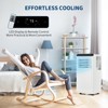 8,000 BTU Portable Air Conditioner, for Rooms Up to 350 Sq.Ft, Includes Remote, Window Kit, Sleep Mode, Portable ac units for Rooms, Office - 3 of 4