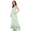 Women's Smocked Ruffle Maxi Sun Dress - 2 of 4