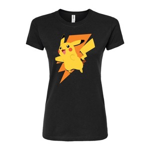 Women's - Pokémon - Pikachu Bolt Fitted Graphic T-Shirt - 1 of 3