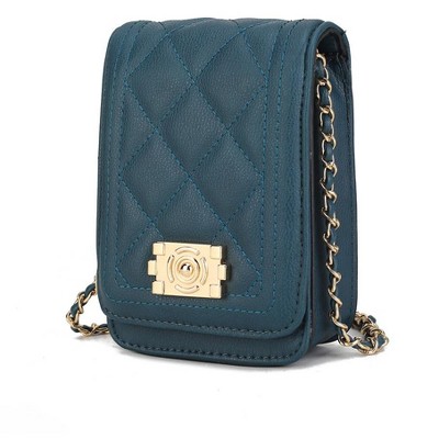 MKF Collection Gemma Women’s Crossbody Shoulder Bag by Mia K- Teal