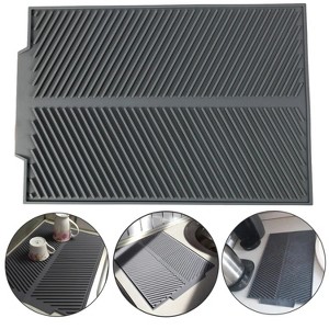 LunaLulinlk Dish Drying Mat Drain Mat,Rectangel Silicone Mat Heat Resistant Slip-Proof Tray for Kitchen Counter - 1 of 4