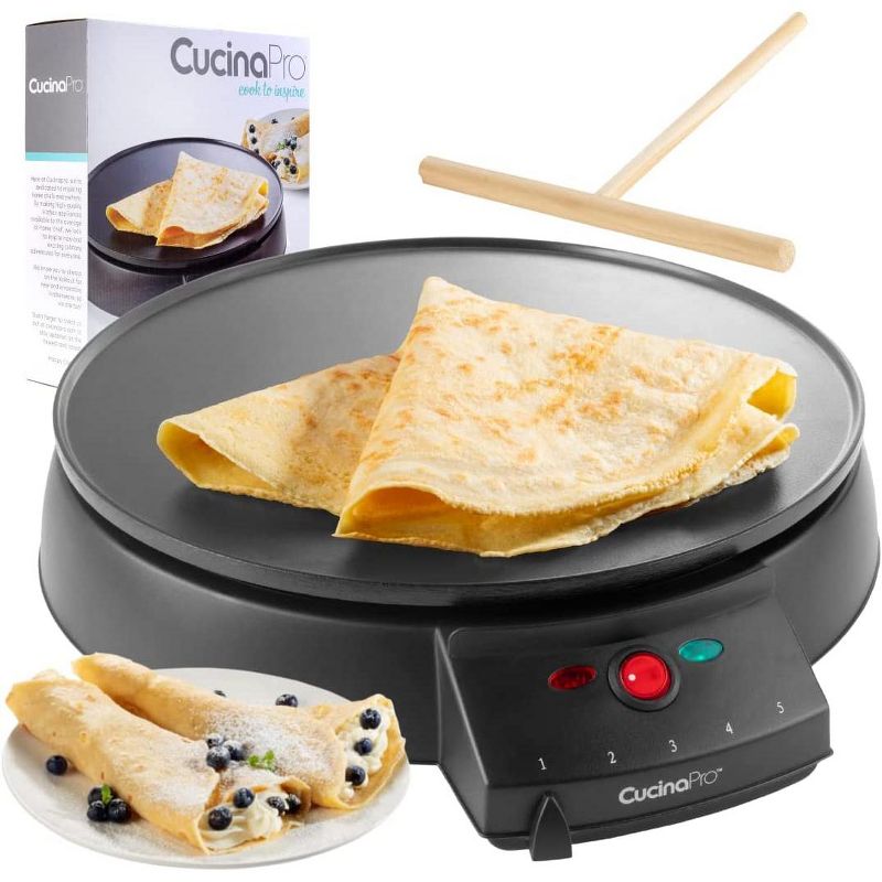 CucinaPro Electric Non-stick Crepe Maker & Griddle 12", 1 of 4