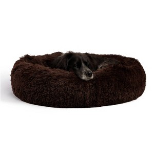 Best Friends by Sheri Donut Shag Dark Chocolate Dog Bed - 30"x30" - Dark Brown - 1 of 4