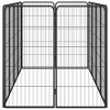 VidaXL 12-Panel Dog Playpen Black 19.7 in.x39.4 in. Powder-coated Steel - 4 of 4