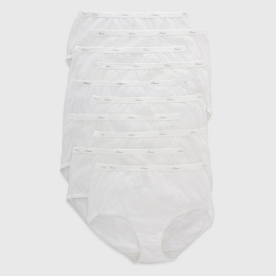 Hanes Women's 10pk Briefs Underwear - White