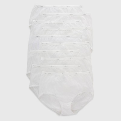 Hanes Women's 10pk Briefs Underwear - White : Target