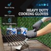 Hand-E Disposable Nitrile Medical Exam Gloves, Black, 100 Count - 5 Mil Thick, Subtle Box, Perfect for Kitchens, Tattoo Parlors & Medical Use - 2 of 4