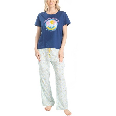Ocean Pacific Womens Pacific Vibes Tshirt/Voile pant
