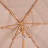 Ainfox 7.5ft Thatched Tiki  Patio Beach Umbrella Patio Garden Beach Pool Backyard Without  lights - 4 of 4