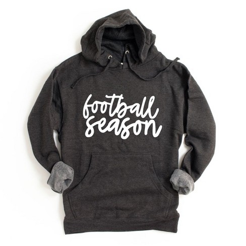 Simply Sage Market Women's Graphic Hoodie Football Season Cursive - image 1 of 3