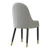 Lyngins Dining Chairs Set of 2,PU Leather Chairs with Metal Legs for Living Room,Dining Room,Meeting Room - 4 of 4