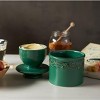 Emerald Green Antique Butter Bell Crock - 2 of 4