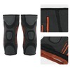 Unique Bargains Knee Brace Protection with Patella Gel Pads for Physical Exercise Pain Ease Gray With Orange Line 2Pcs - 4 of 4