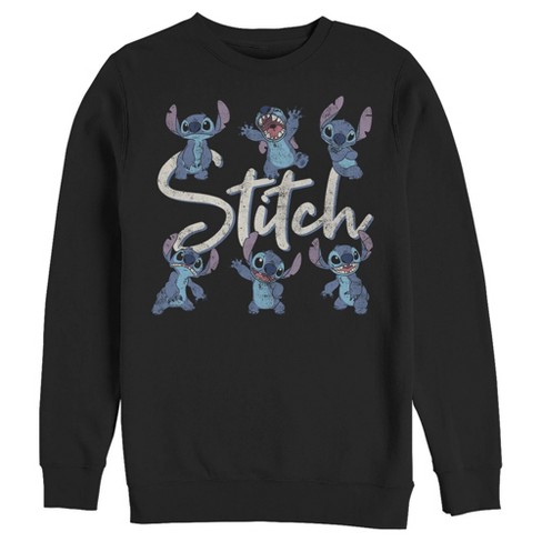 Disney Ladies Lilo and Stitch Sweatshirt - Ladies Classic Lilo and Stitch  Multi Print Zip Hoodie Sweatshirt : : Clothing, Shoes & Accessories