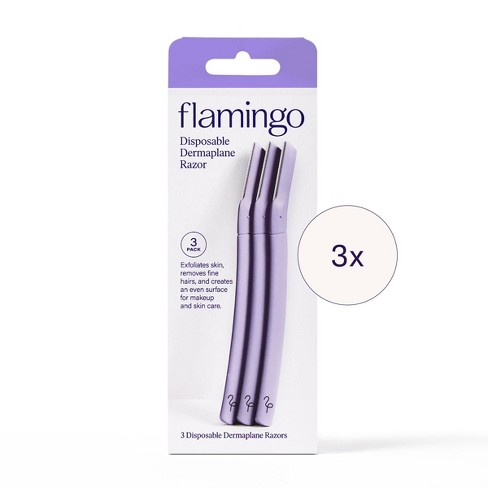 Flamingo Facial Razors - Dermaplane - 3ct : Target