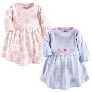 Luvable Friends Touched by Nature Long-Sleeve Dresses 2pk - 1 of 1