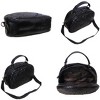 AmeriLeather Beckett Woven Leather Handbag – Top Zip Cowhide Shoulder Bag with Bonus Coin Purse, 12.5" L x 8" H x 4" W - 4 of 4