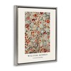 Stupell Industries William Morris Red Dotted Flowers Floating Frame Canvas Art - 2 of 4