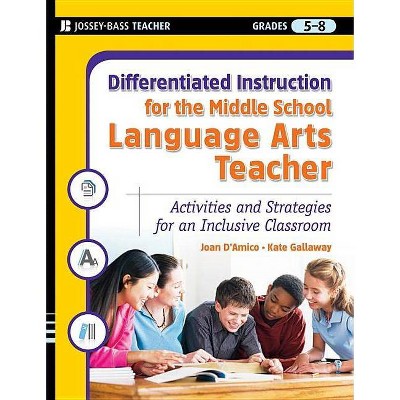 Differentiated Instruction for the Middle School Language Arts Teacher - (Differentiated Instruction for Middle School Teachers) (Paperback)