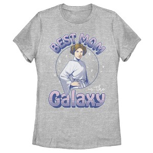 Women's Star Wars: A New Hope Mother's Day Best Mom in Galaxy  T-Shirt -  - - 1 of 4