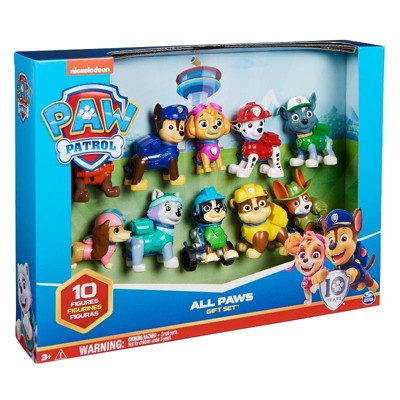 PAW Patrol 10th Anniversary Collectible Action Figures Gift Pack