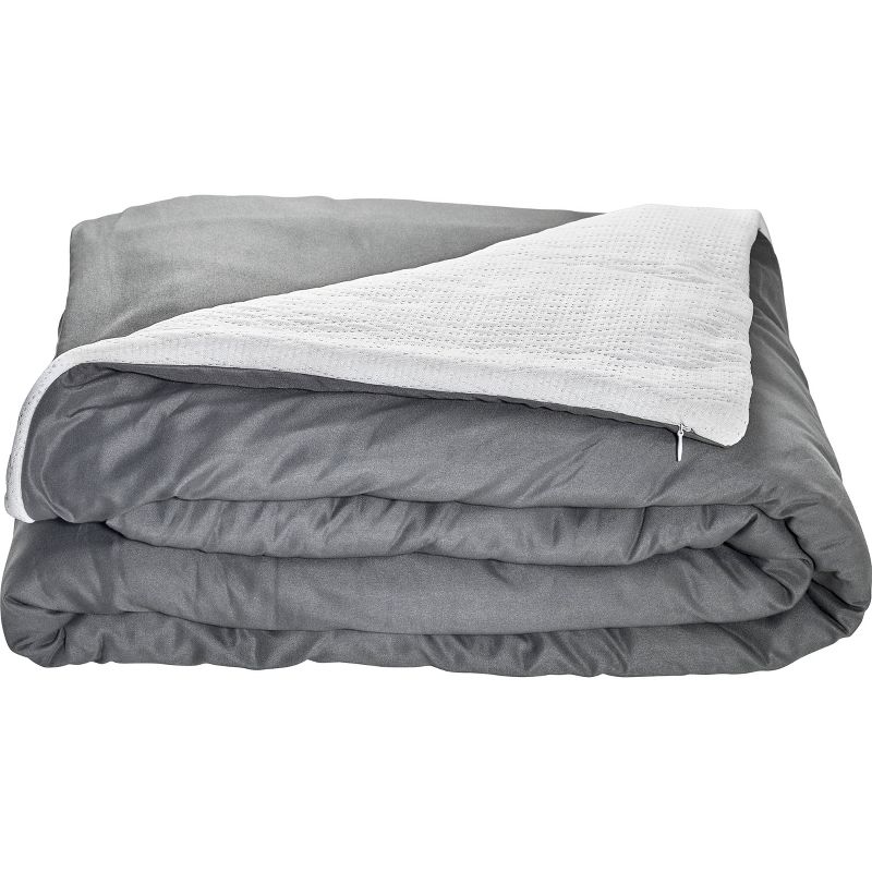 48"x72" Cooling Weighted Blanket Gray - Tranquility, 3 of 10
