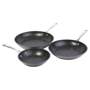 Curtis Stone Dura-Pan+ 3-piece Frypan Set Refurbished - 1 of 3
