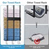 NewHome
"Wall Mounted Towel Rack for Rolled Towels, Bathroom Towel Holder, Organizer Shelf for Towels" Black - 3 of 4