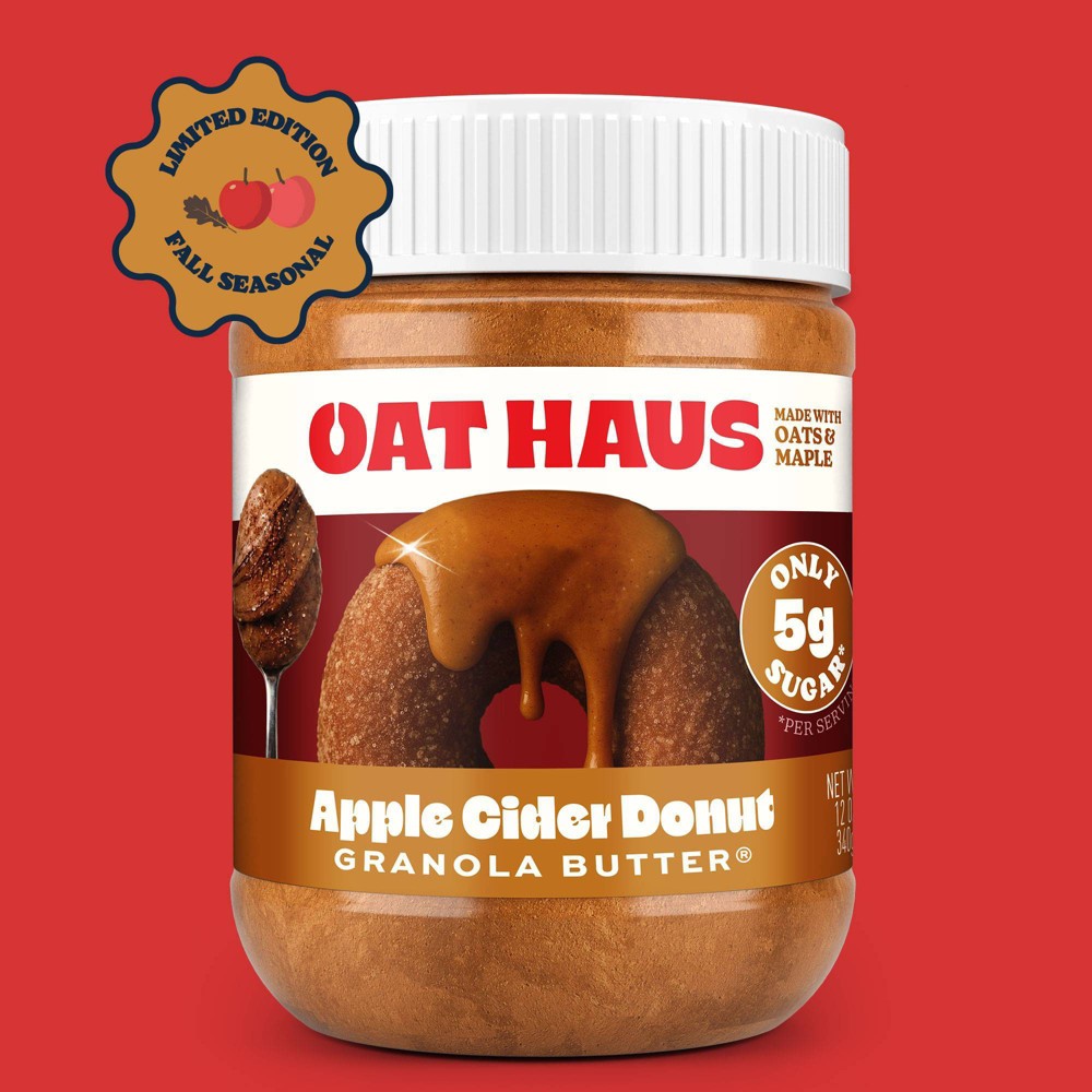 Oat Haus Apple Cider Donut Granola Butter - 12oz