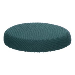 Unique Bargains Round Washable Elastic Bar Stool Cover for Dia 11"-13" Chair - 1 of 4