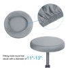 Unique Bargains Round Bar Stool Elastic Waterproof Chair Seat Cover - 3 of 4