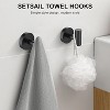 SetSail Toilet Brush and Holder, Self Closing Lid Toilet Bowl Brushes Holder - 2 of 3