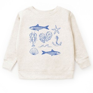 The Juniper Shop Nautical Outline Collage Youth Sweatshirt - 1 of 4