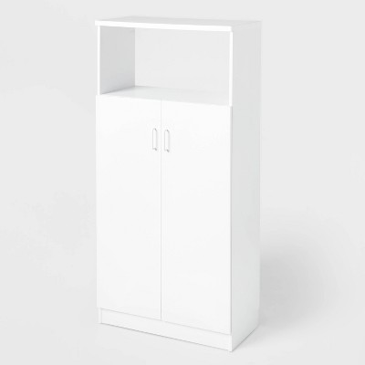 Metal 3-Tier Adjustable Shelf Box Organizer White - Brightroom™