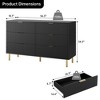 6 Drawer Dresser for Bedroom, Large Dresser Chest of Drawers, Modern Wood Storage Dresser Organizer - 2 of 4